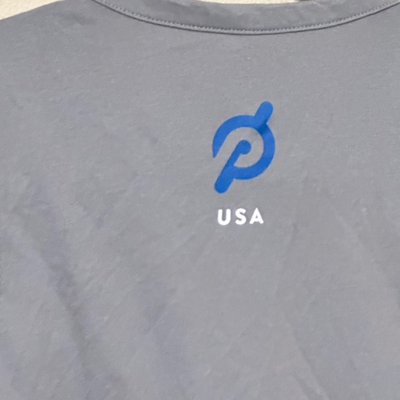 Peleton Tank Top Striped athletic muscle jersey Size Small - Picture 5 of 6